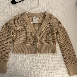 Abercrombie & Fitch Tan Cardigan Sweater